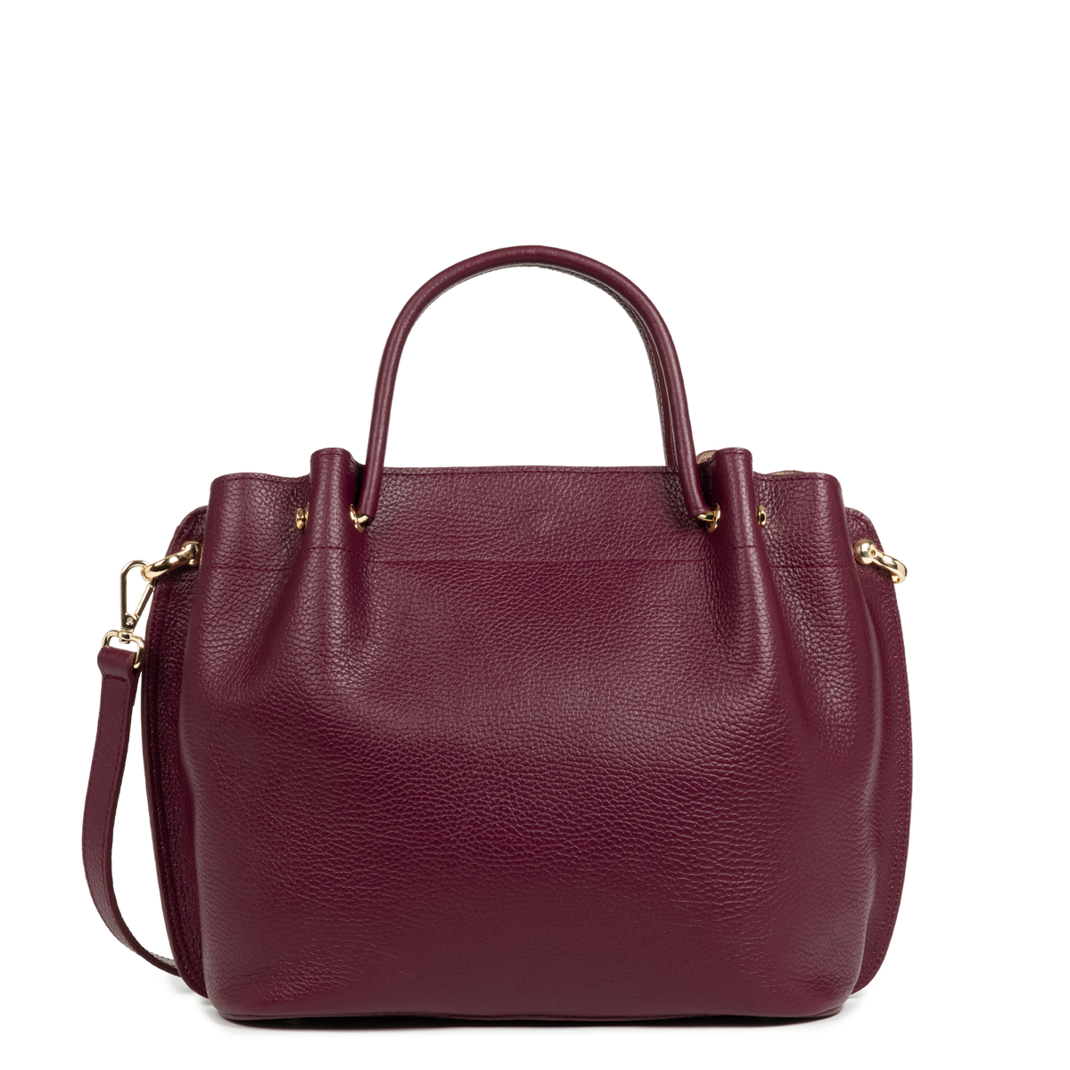 grand sac à main - foulonné double 