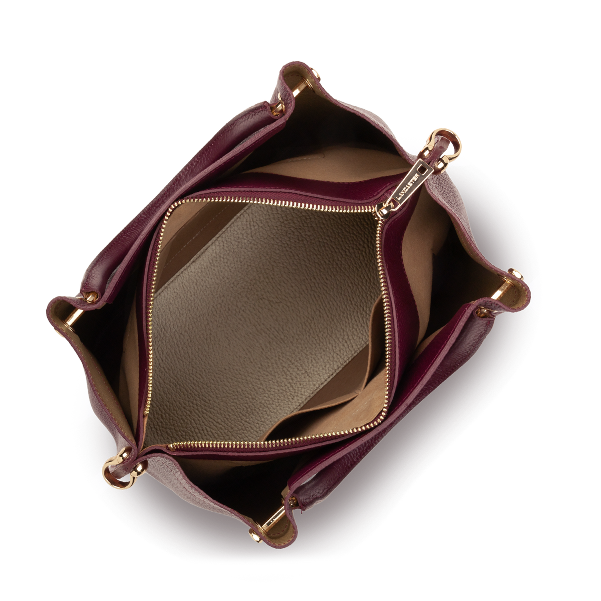 grand sac à main - foulonné double 