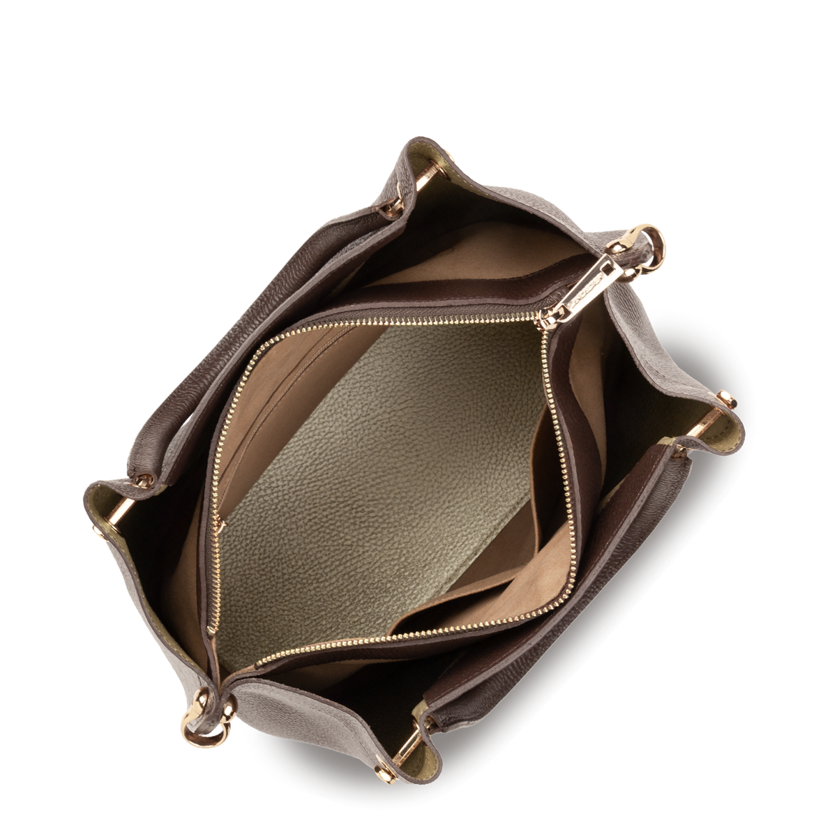 grand sac à main - foulonné double 