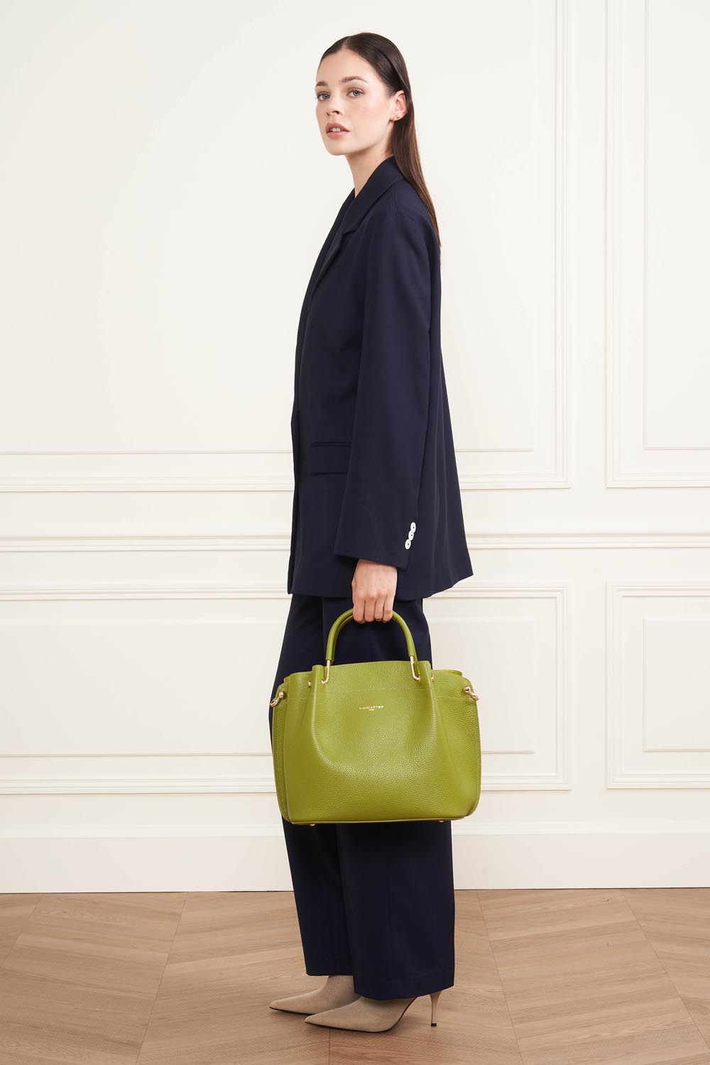 grand sac à main - foulonné double 