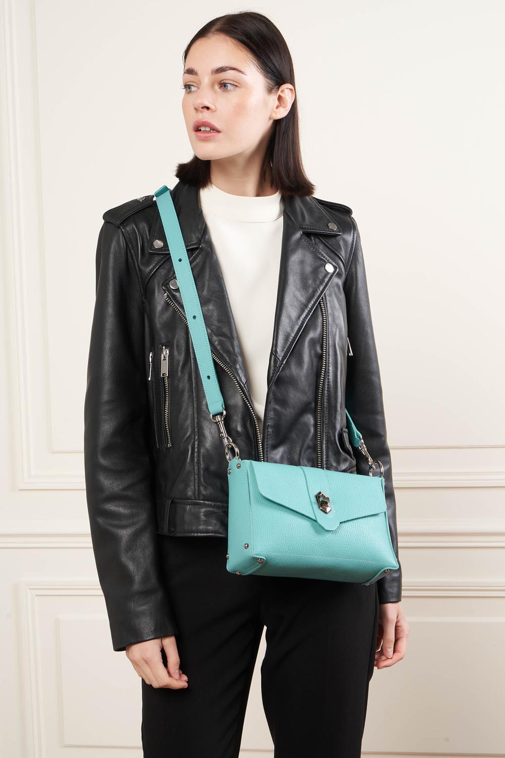 petit sac trotteur - foulonné double 