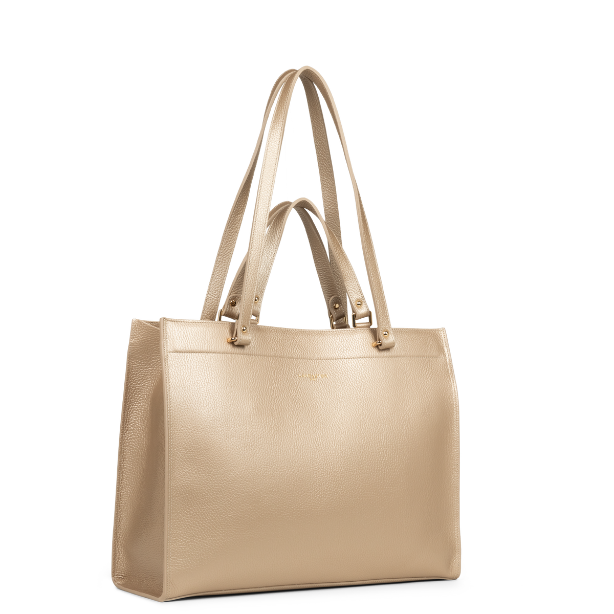 très grand sac cabas épaule - foulonné double 