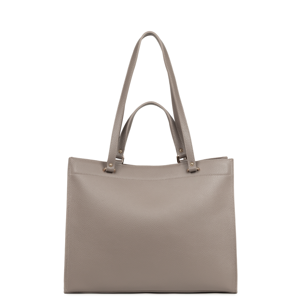 très grand sac cabas épaule - foulonné double daily 
