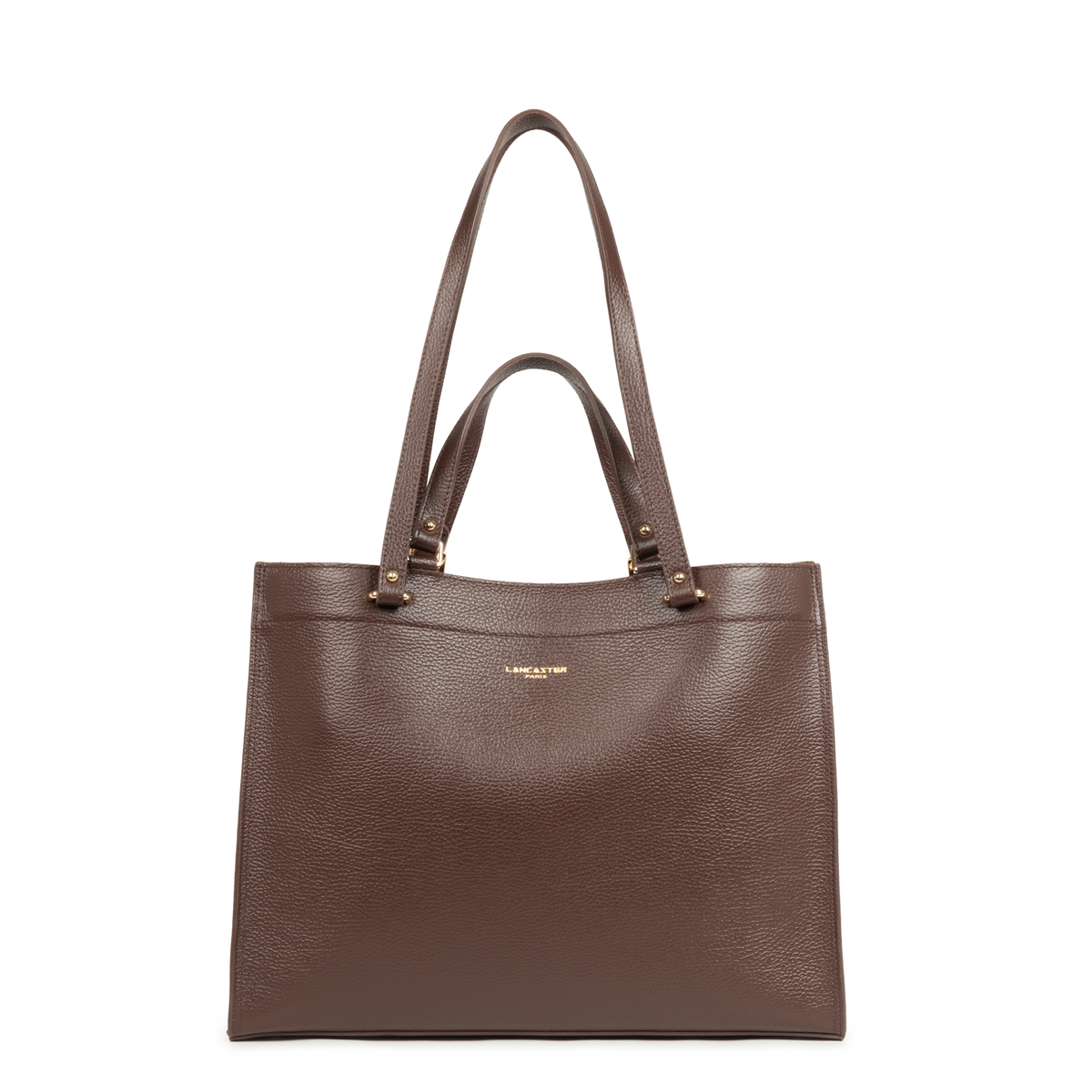 très grand sac cabas épaule - foulonné double daily 