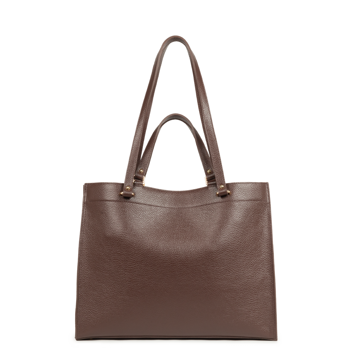très grand sac cabas épaule - foulonné double daily 