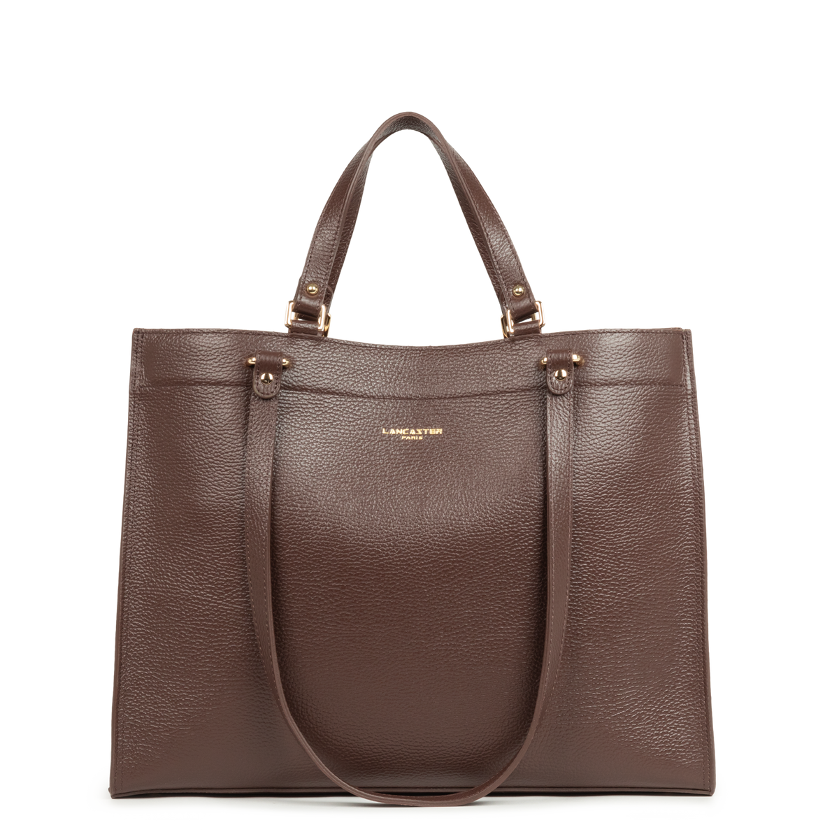 très grand sac cabas épaule - foulonné double daily 