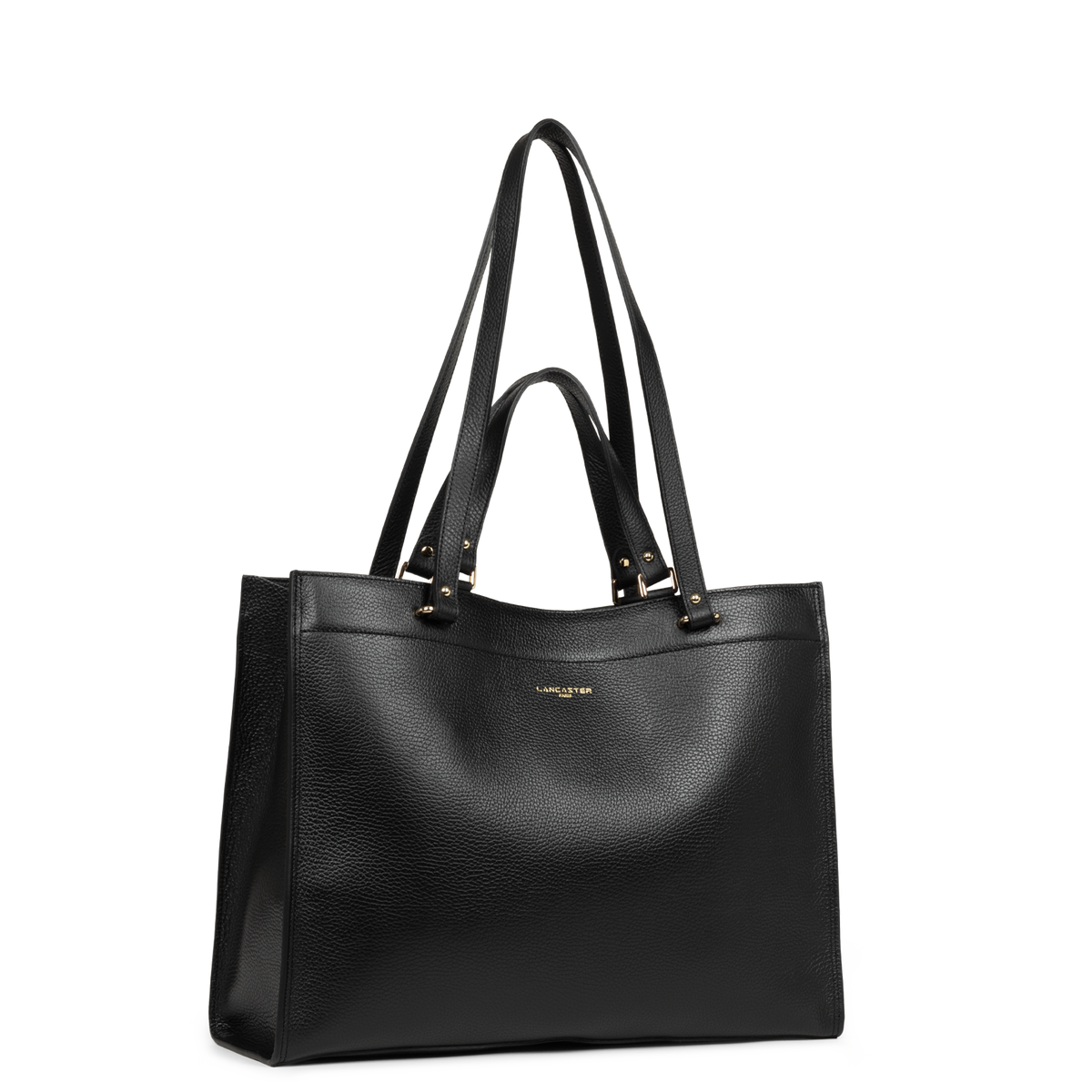 très grand sac cabas épaule - foulonné double 