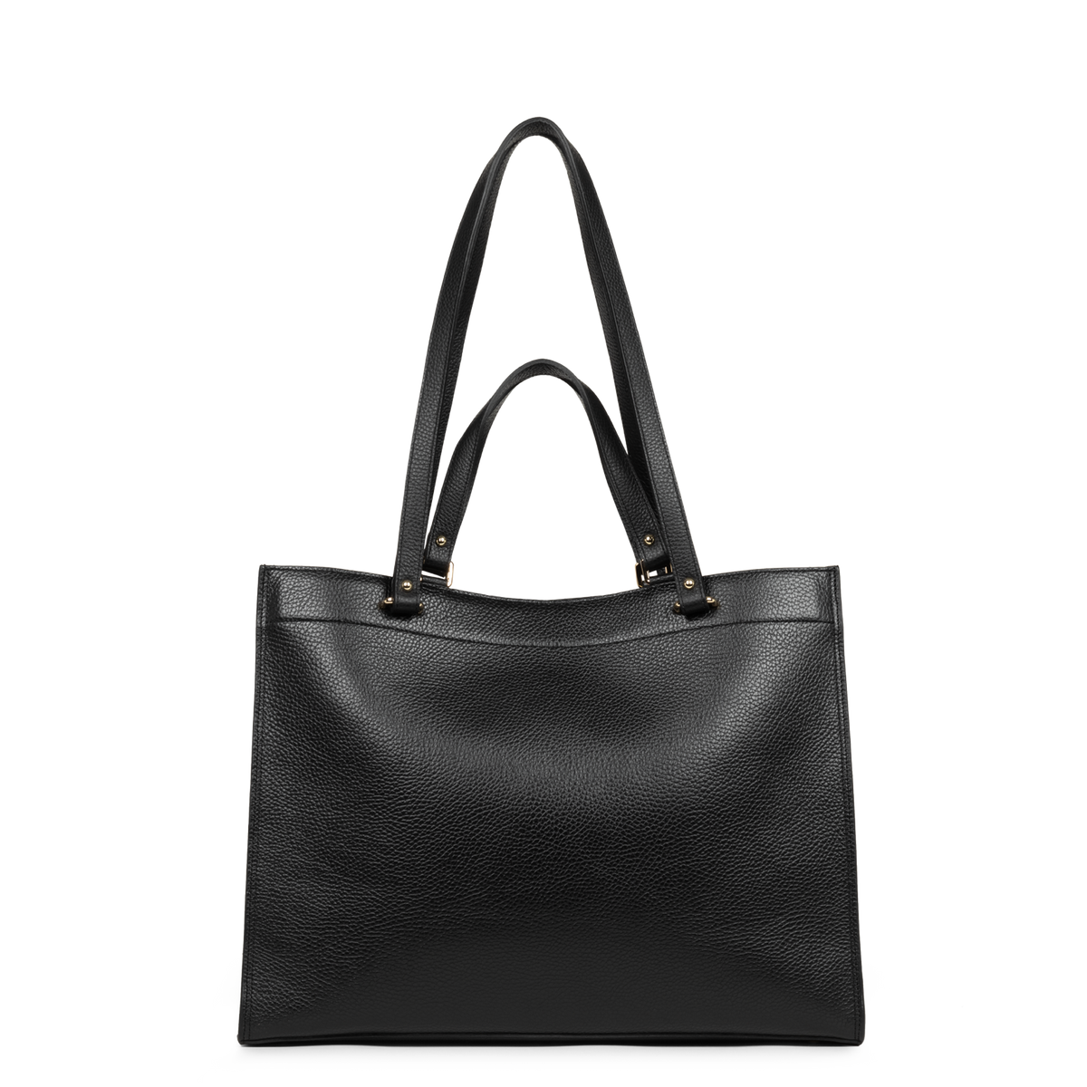 très grand sac cabas épaule - foulonné double 