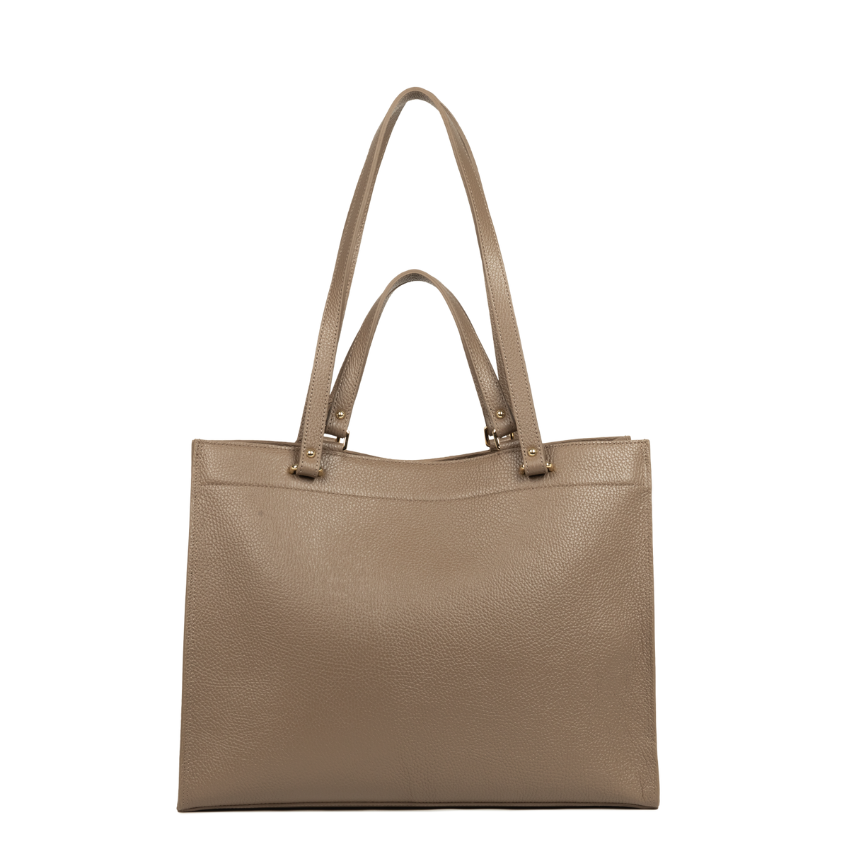 très grand sac cabas épaule - foulonné double 