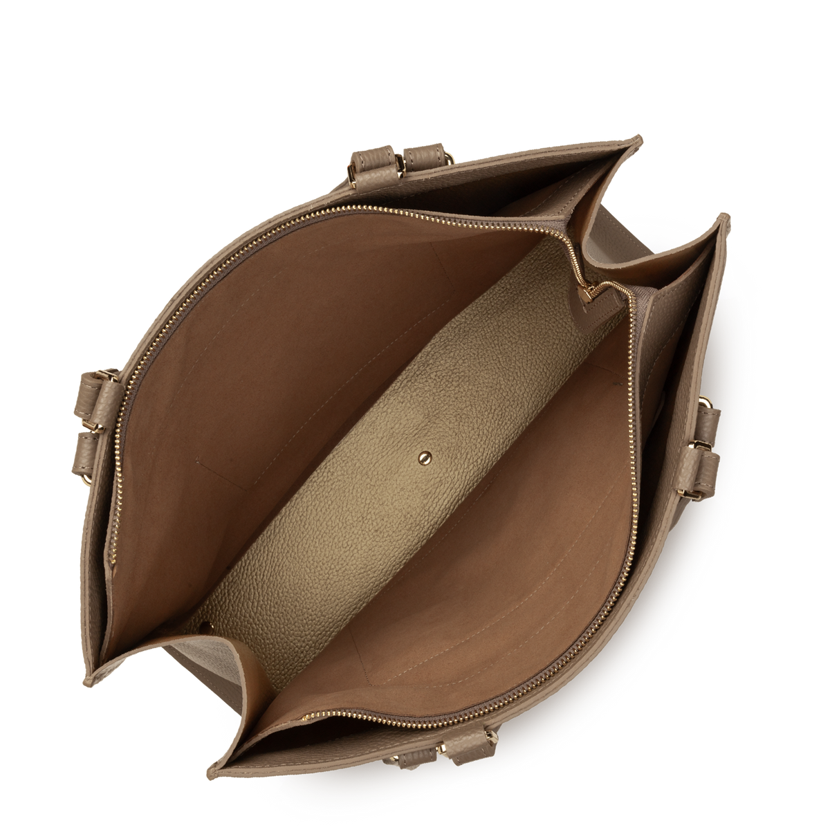 très grand sac cabas épaule - foulonné double 