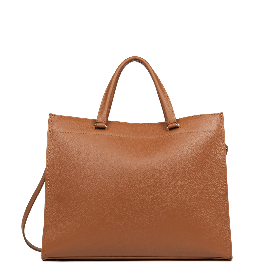 grand sac cabas épaule - foulonné double 