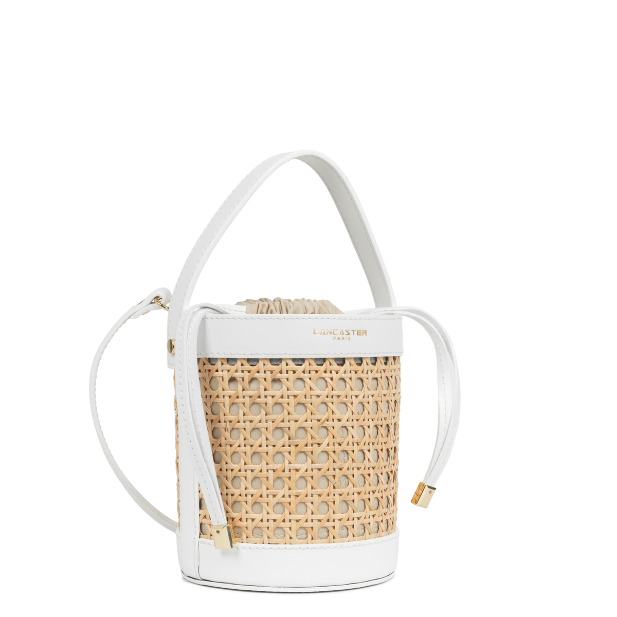 petit sac seau - cannage rotin 