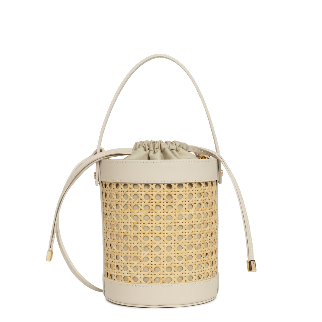 sac seau - cannage rotin 
