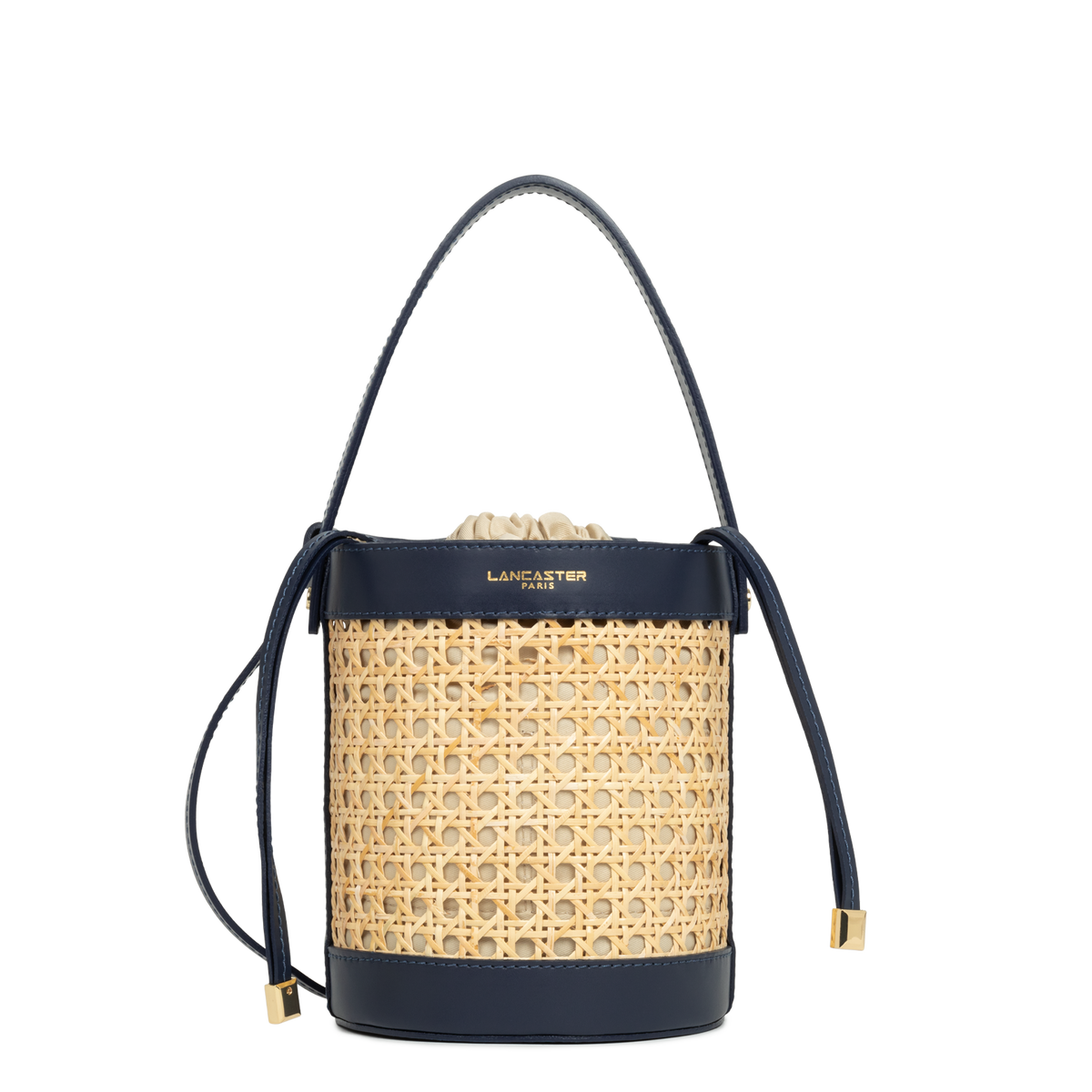 sac seau - cannage rotin 