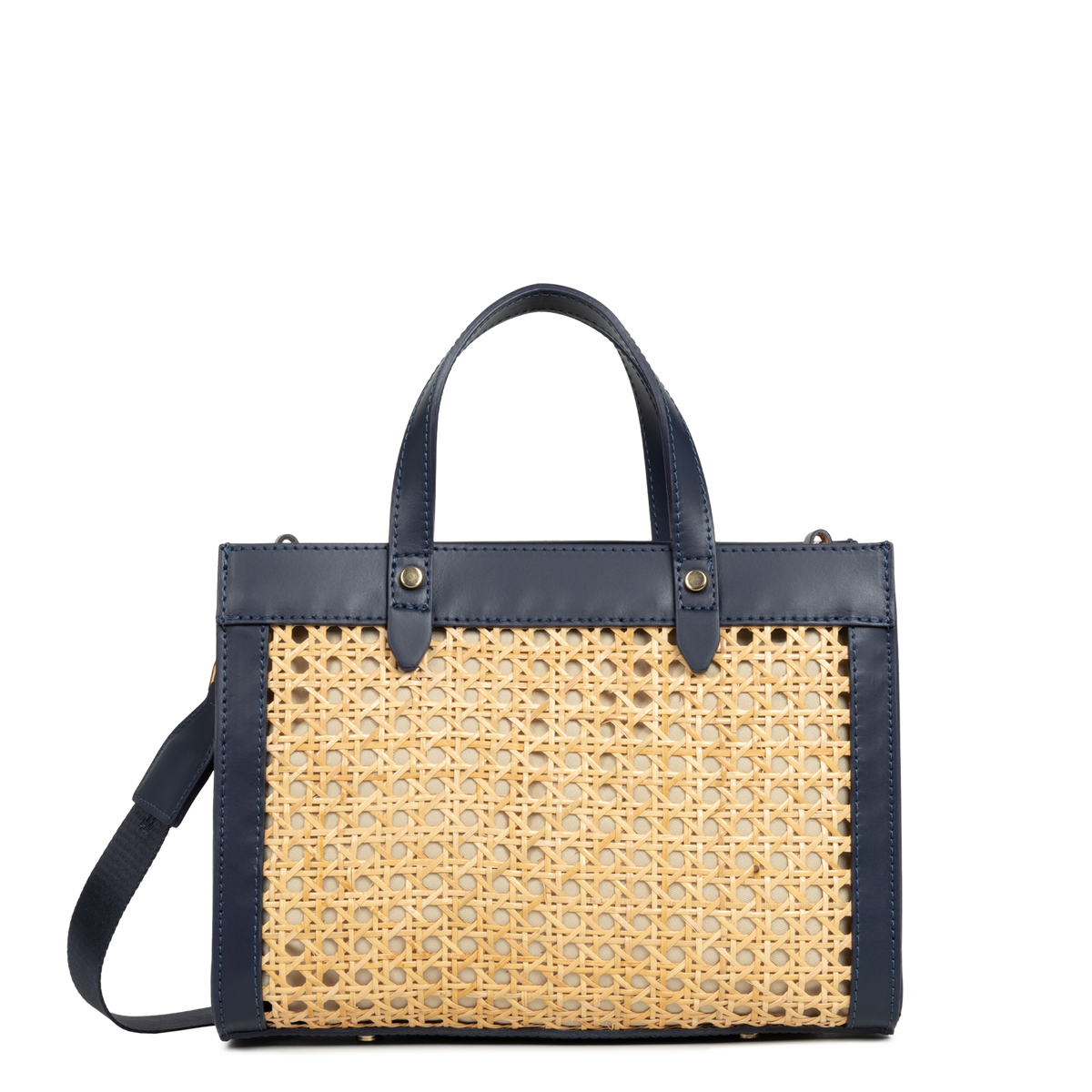petit sac cabas main - cannage rotin 