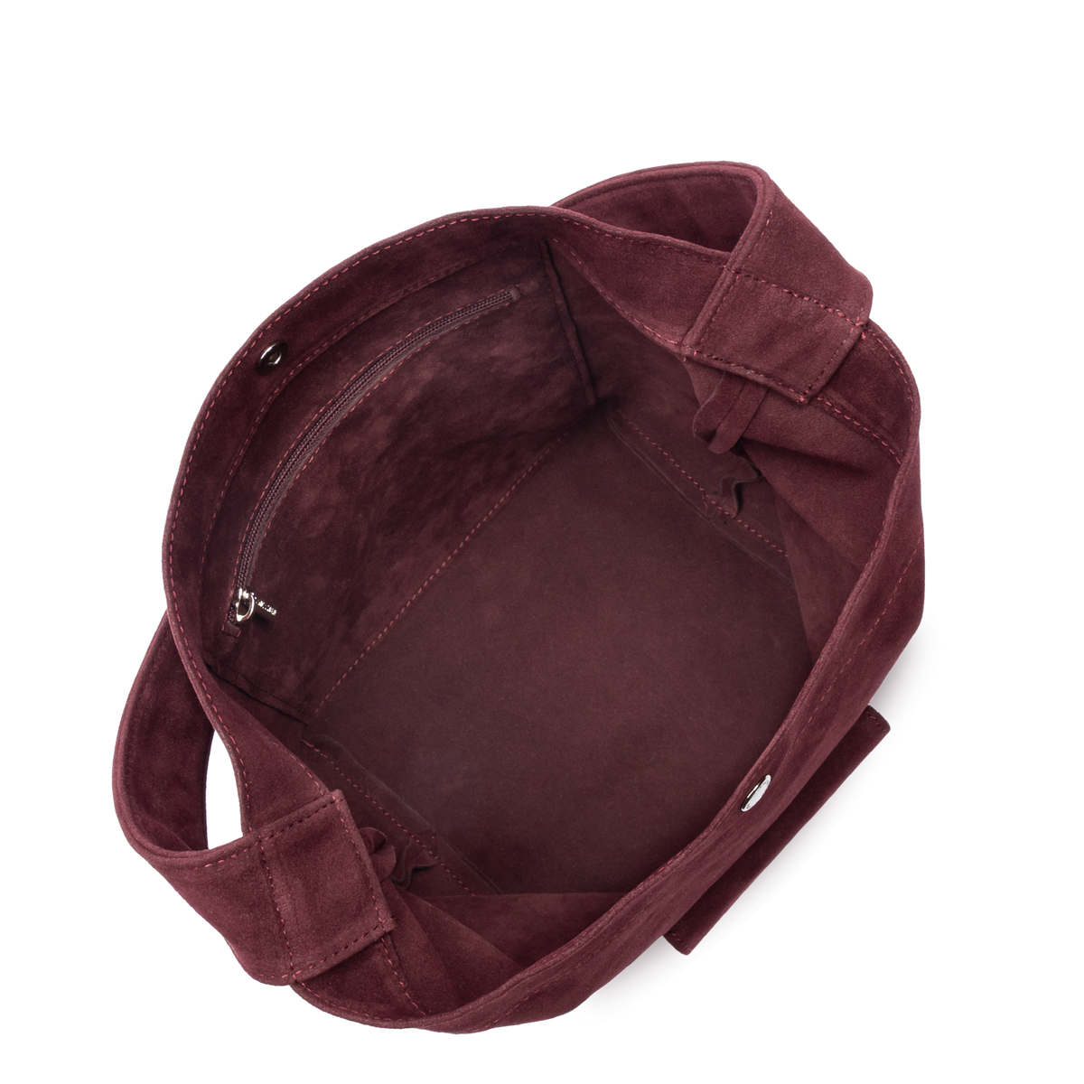 mini sac seau - suédine kba 