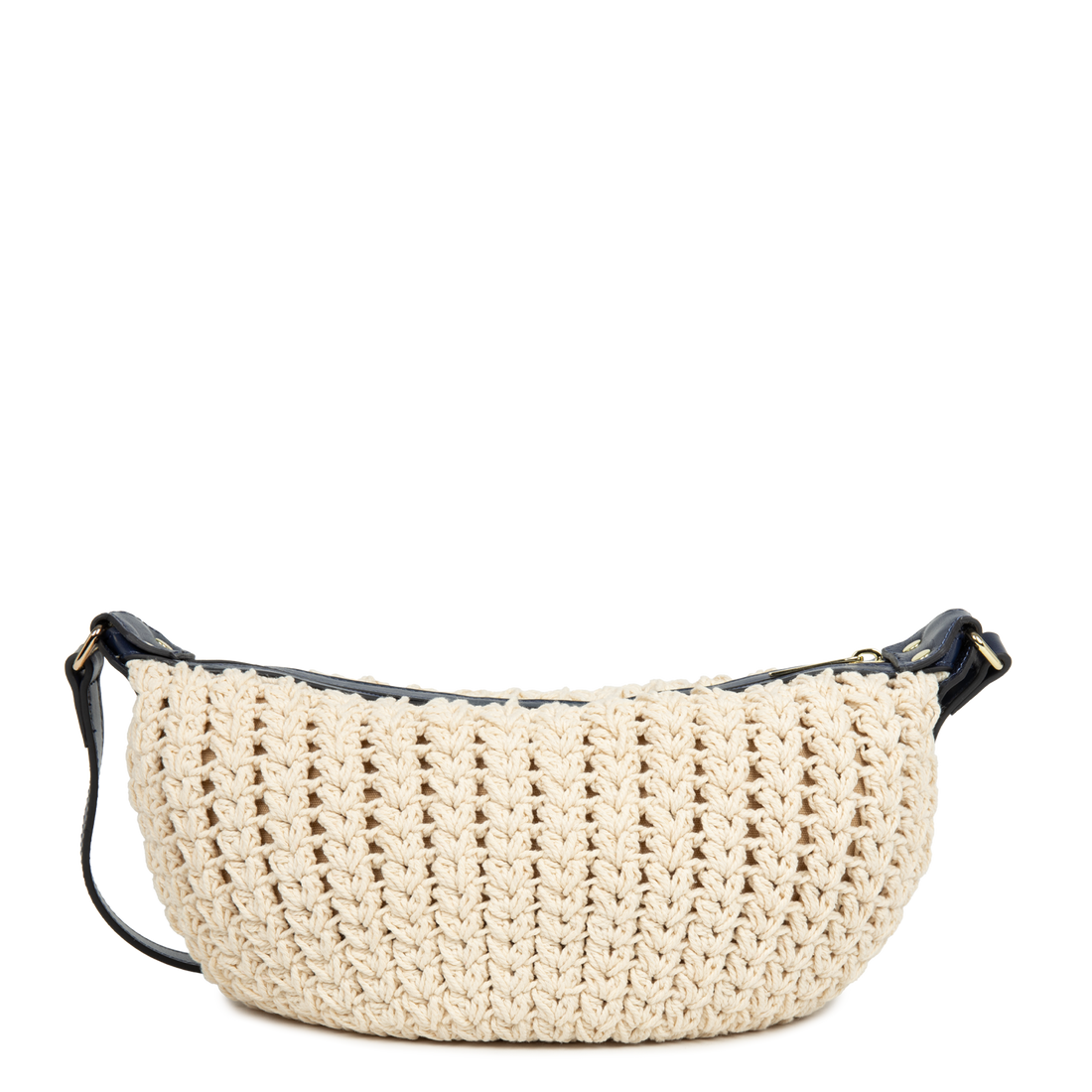 petit sac besace - tressé coton 