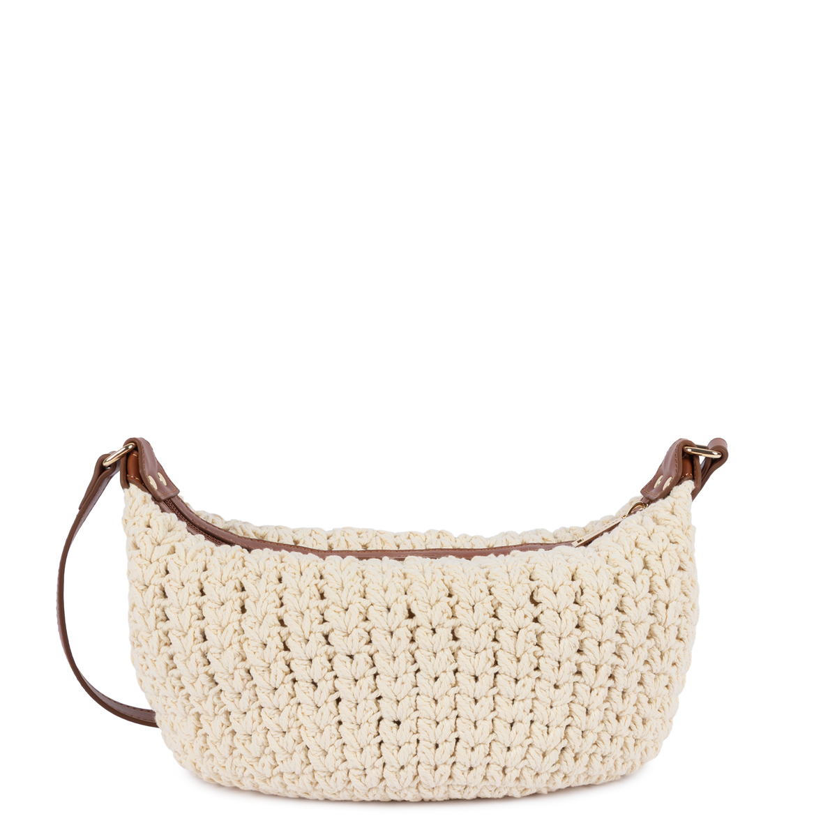 petit sac besace - tressé coton 