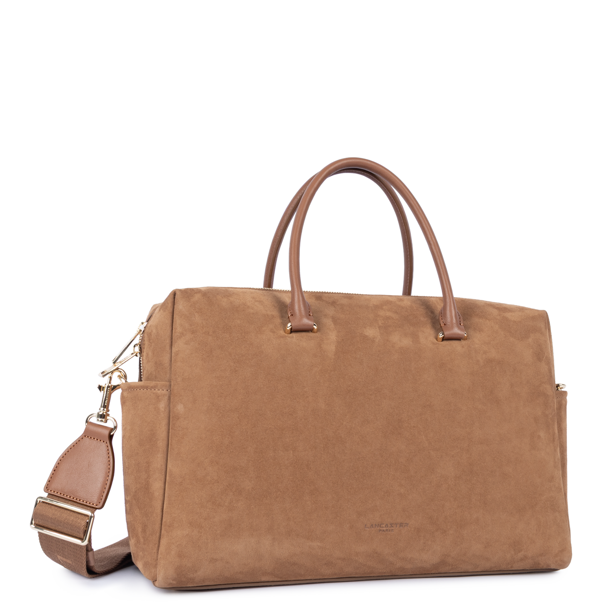 sac cabas main - suède cube 