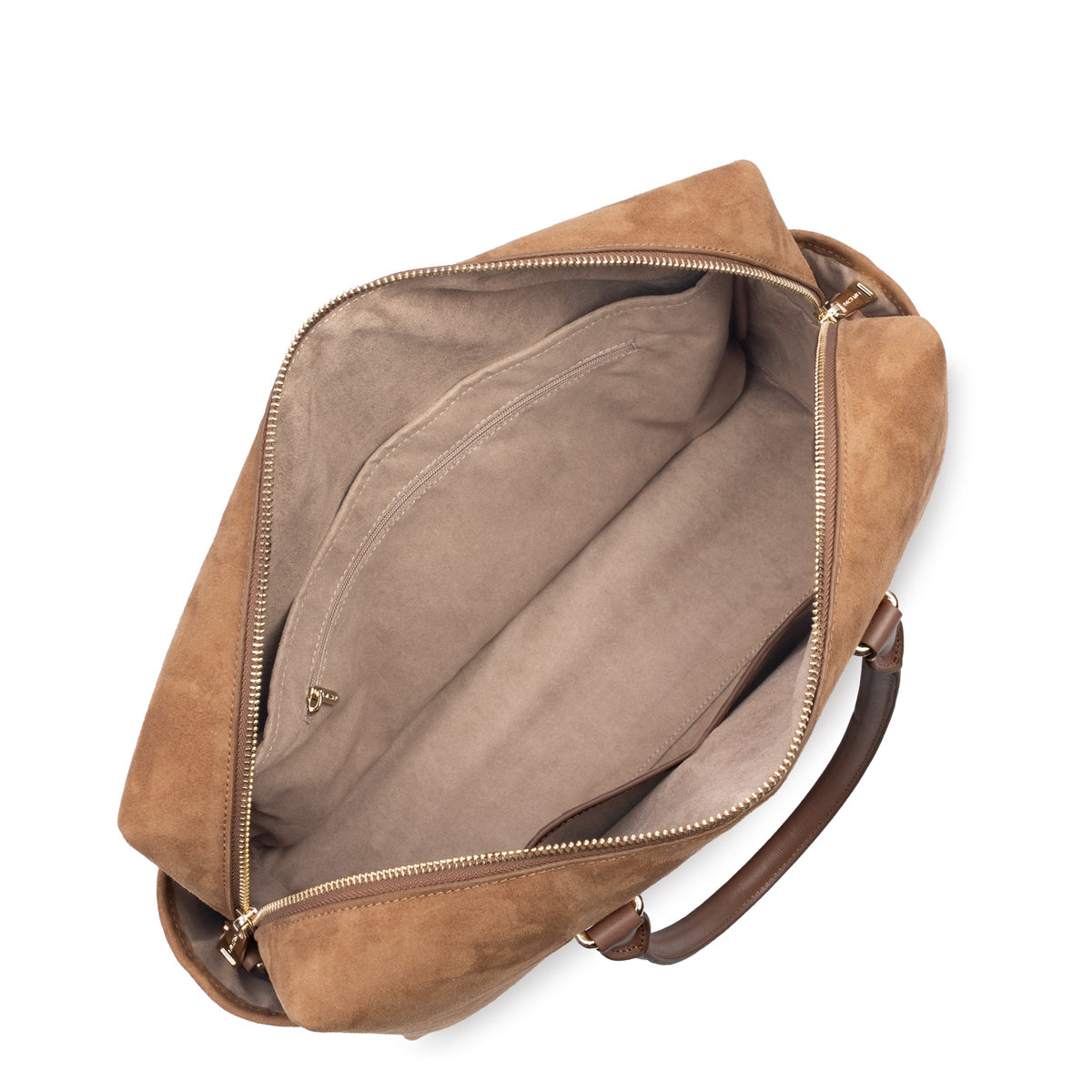 sac cabas main - suède cube 